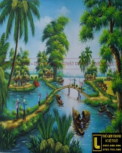 Tranh Làng Quê TSDA02