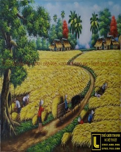 Tranh Làng Quê TSDA01