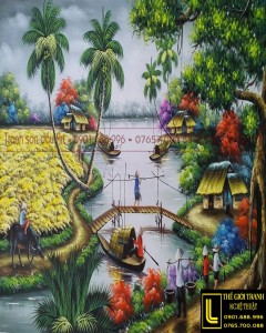 Tranh Làng Quê TSDA04