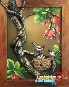 Tranh Đắp Nổi 1