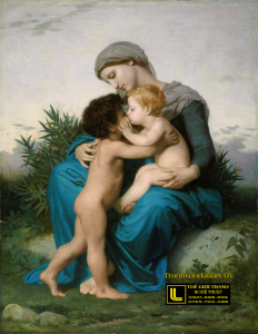 tranh-son-dau-co-dien-Bouguereau_Fraternal_Love_(1851)