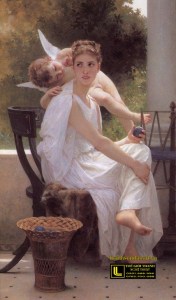 tranh-tan-co-dien_Bouguereau_(1825-1905)_-_Work_Interrupted_(1891)